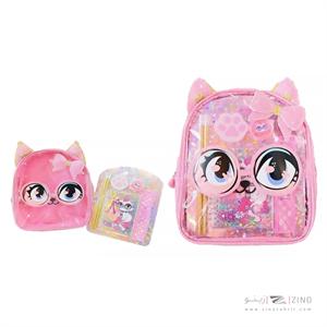 ست لوازم التحریر همراه با کیف وست گربه کد2090-2